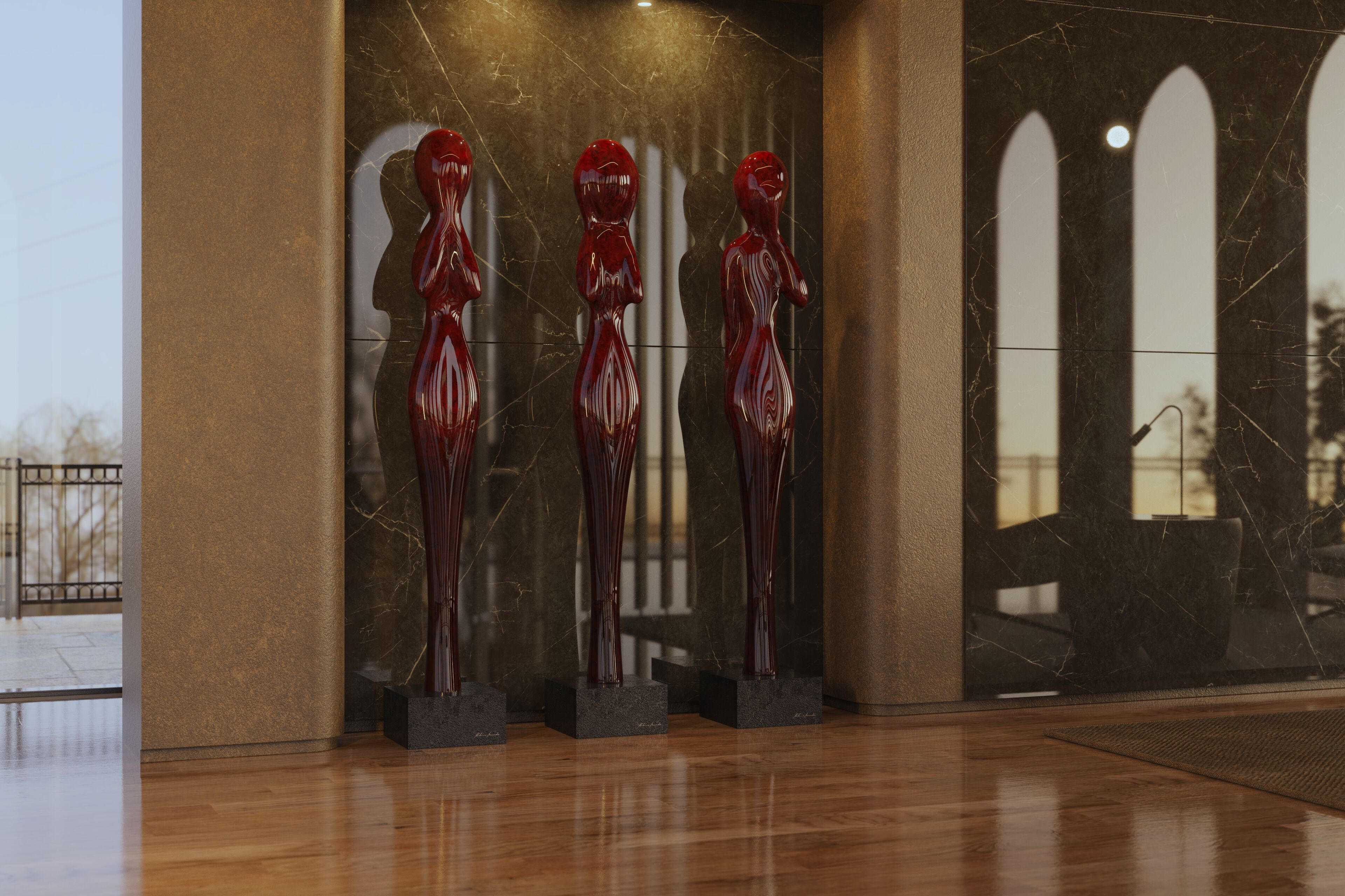 Скульптура из стекловолокна KARPA WISDOM K8002 ARCH-00075054 - Вид №7