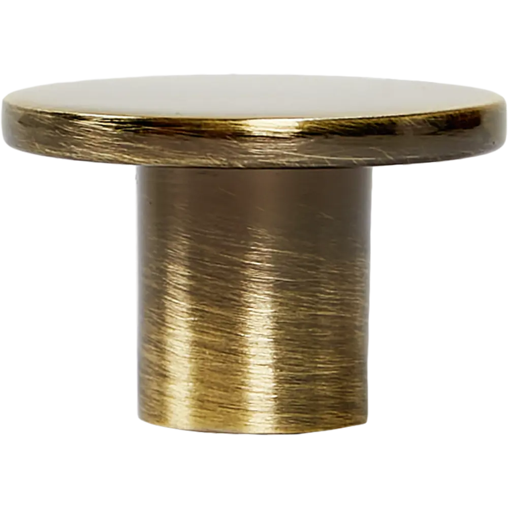 Мебельная ручка-кнопка KONSENSA Аян 28 мм матовая бронзовая STLM-2190897 - Вид №1