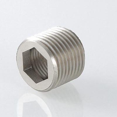 VTr.660.N.0403 Фитинг резьбовой – футорка под шестигранник Valtec 1/2" х 3/8"  - Вид №3