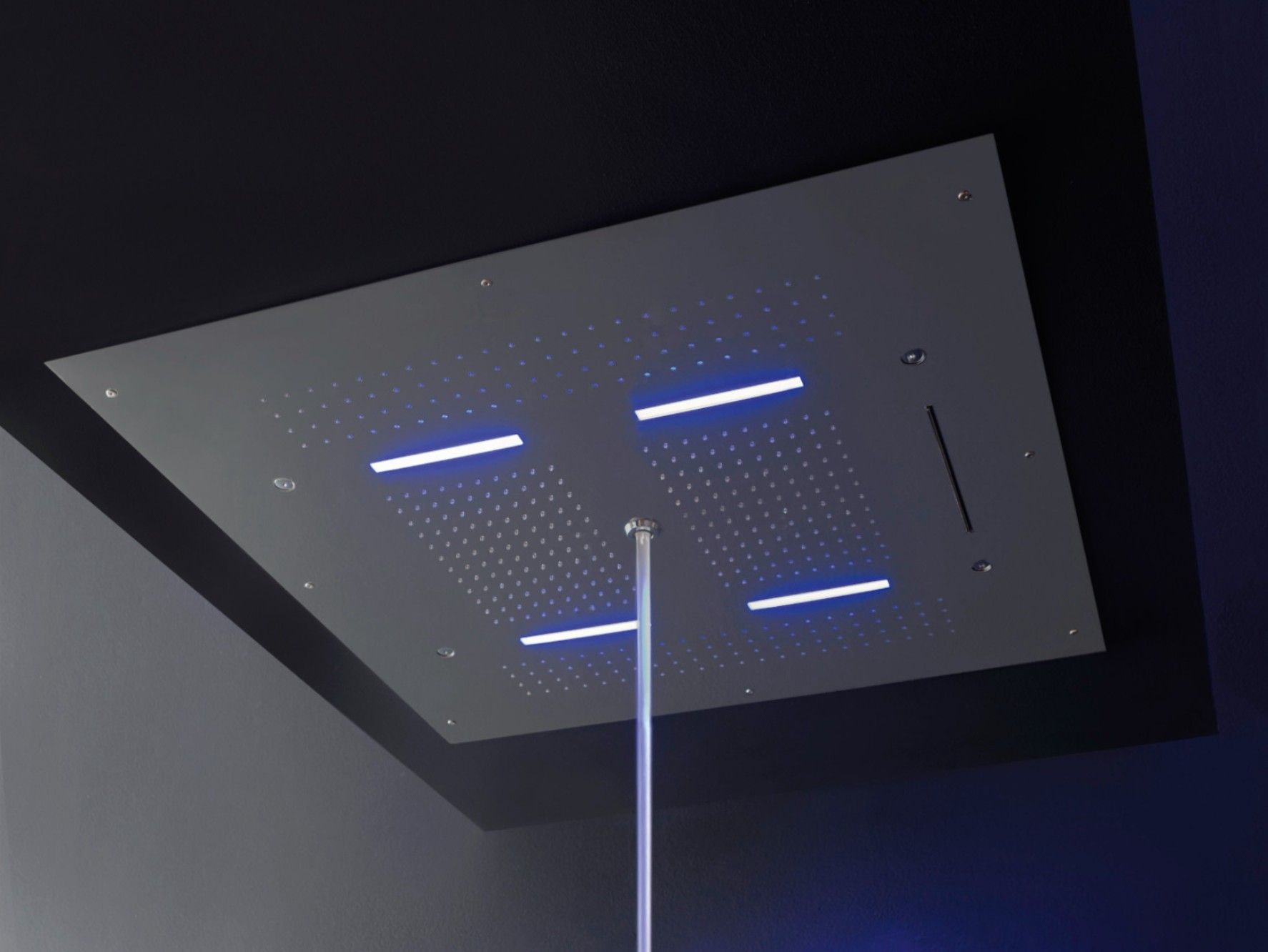 Квадратная встраиваемая потолочная душевая головка из нержавеющей стали Rubinetterie Treemme Showers Inox ARCH-00042513