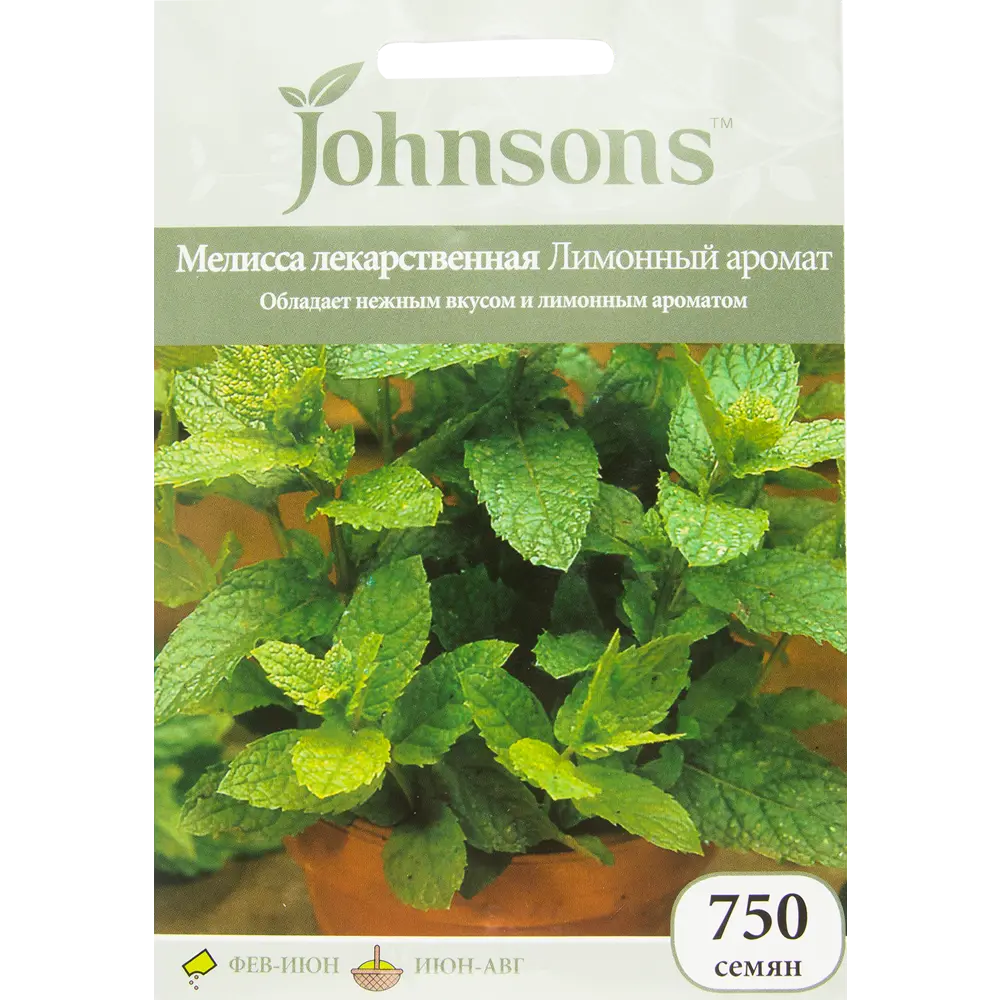 Семена Мелисса лекарственная Лимонный аромат 13876992 STLM-2080790 JOHNSONS 