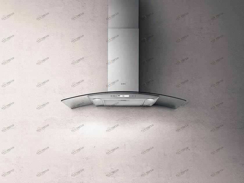 Elica Настенная вытяжка из нержавеющей стали и стекла Circus plus sun-id-1423410