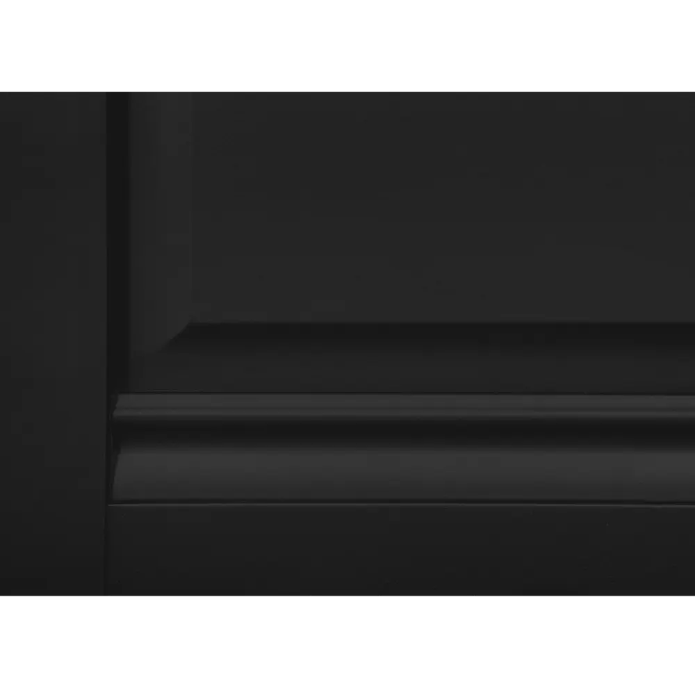 Дверь межкомнатная глухая Классико-42 90x200 см Hardflex черный с замком и петлями 85486309 STLM-2165468 PORTIKA  - Вид №3