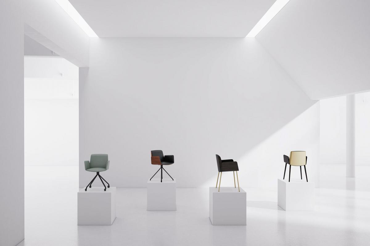 075557 Поворотное кресло Punt Mobles Hug Santreyd - Вид №3