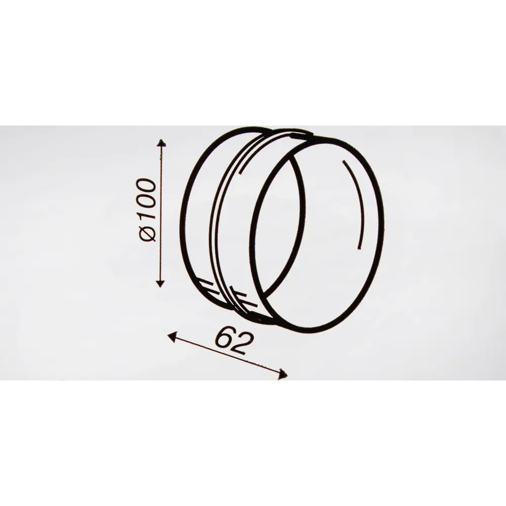 Соединитель воздуховодов EQUATION D100 для вентиляционных систем 18156071 STLM-0009716 - Вид №1