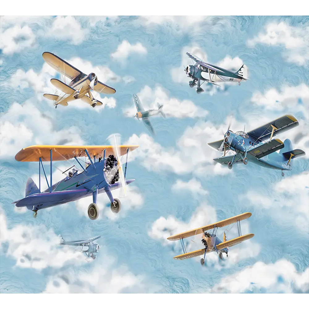 Фотообои Самолеты в небе флизелиновые 300x270 см L13-859 FBRUSH 3D FLIZART STLM-2070819