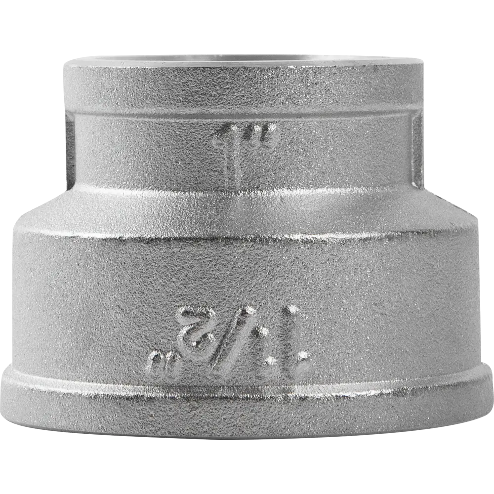 Муфта Valtec переходная 1 1/2"х1" никелированная латунь VTr.240.N.0806 STLM-2007475 - Вид №1