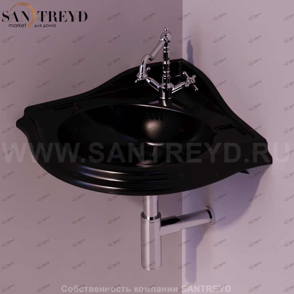 AR884NERO Подвесная раковина настенная овальная Simas Arcade черная