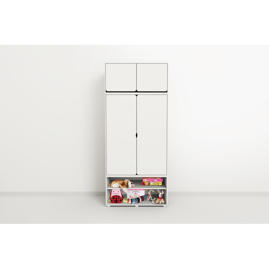 Стеллаж Flexa с 1 полкой, белый, 51,2х101х56,5 см 812520240 - Вид №1