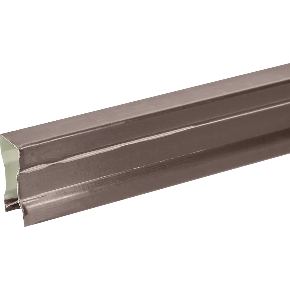 П-планка для профнастила С8 35x35мм 2 м 0.4 мм RAL 8017 Коричневый Santreyd STLM-2142175