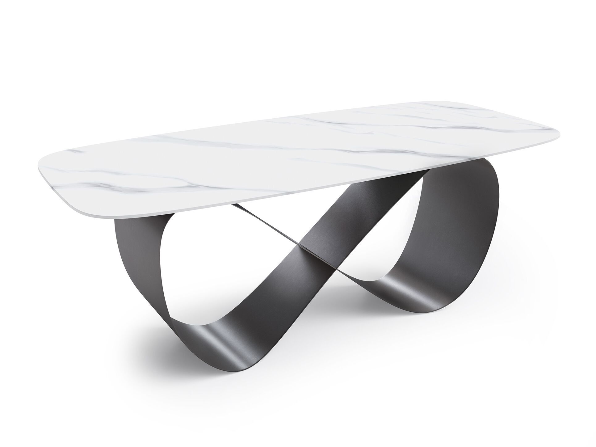 Прямоугольный стол из спеченного камня и стальное основание GIULIA GRILLO LONDRA ARCH-00066054