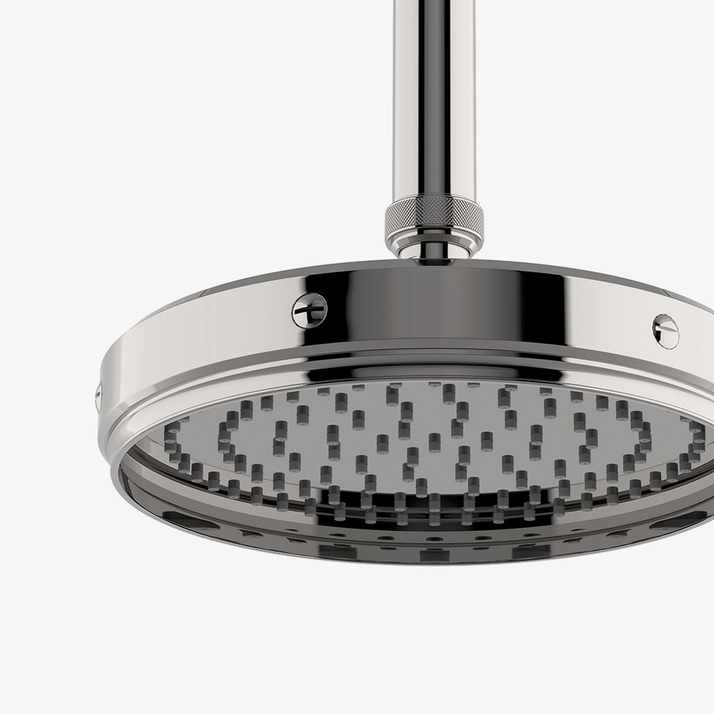 RWSH10 RW Atlas, потолочная душевая лейка 8 1/2 ", кронштейн и фланец Waterworks  - Вид №1