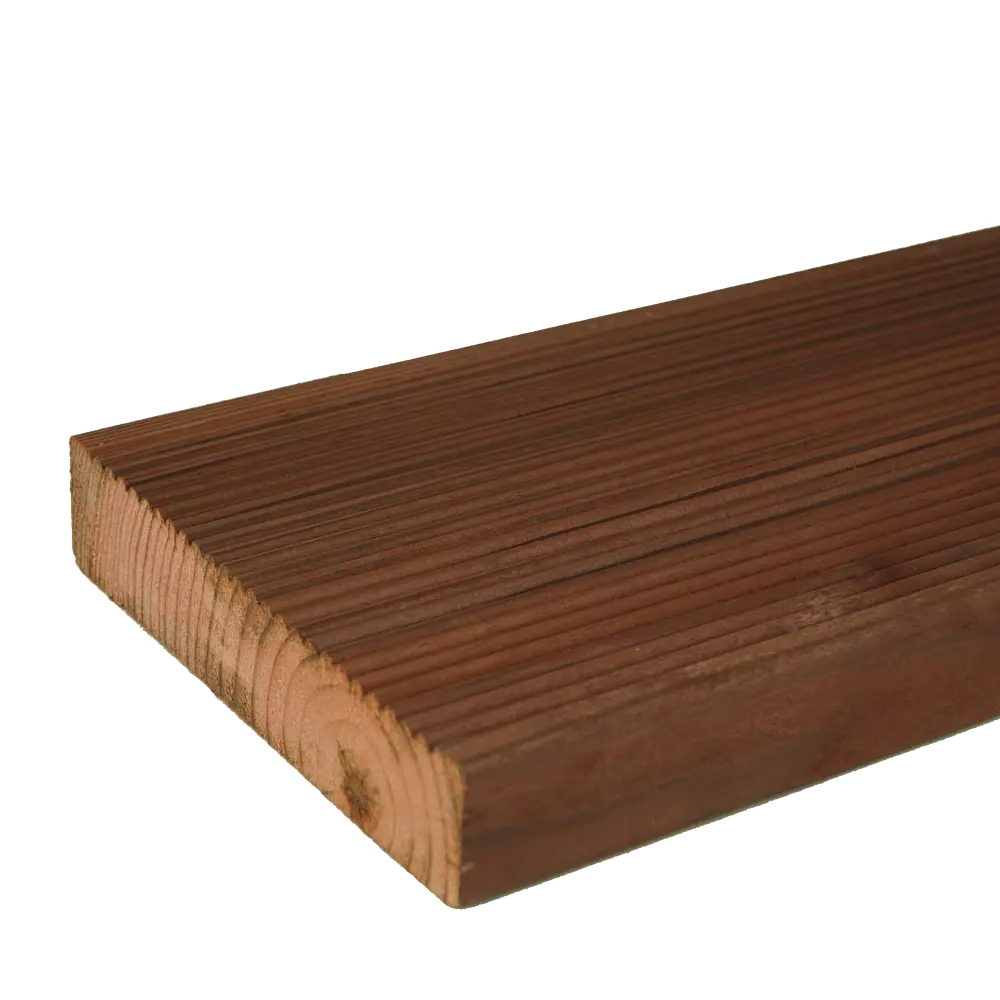 РУСШПАЛА | Двухсторонняя террасная доска с автоклавной пропиткой 28x140x1500 мм 85108158 STLM-0058895