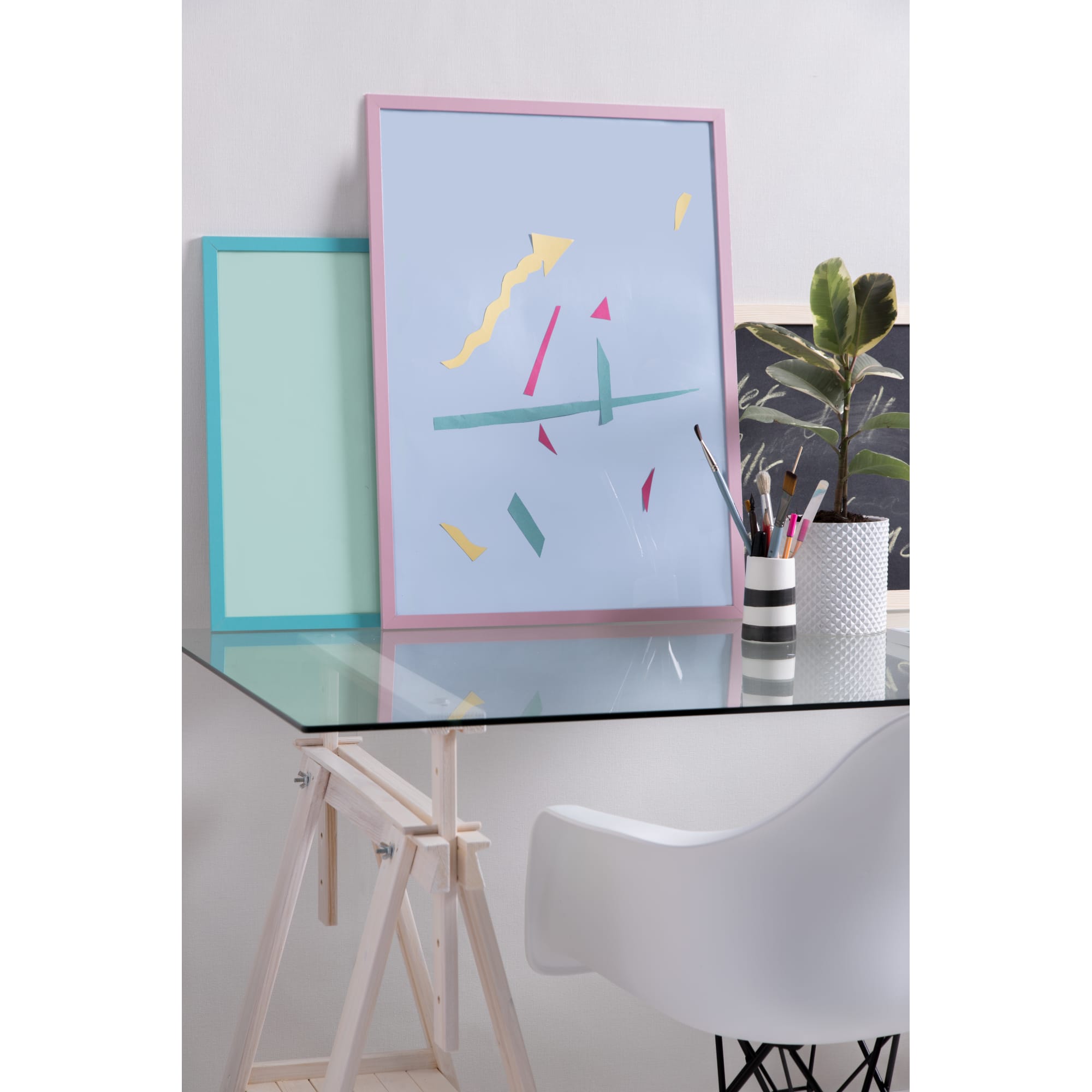 18751478 Рамка Inspire «Color», 50х70 см, цвет розовый Santreyd  - Вид №3