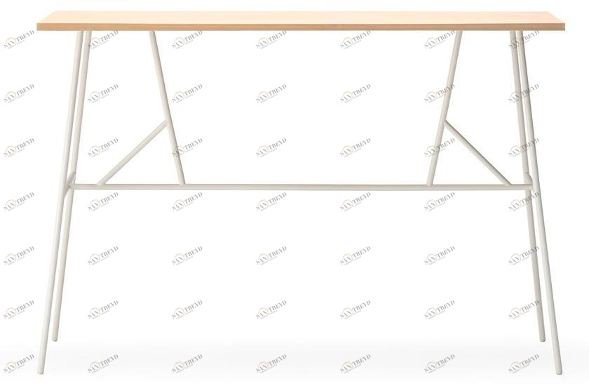 Billiani Высокий стол из ясеня на металлической основе Puccio 722