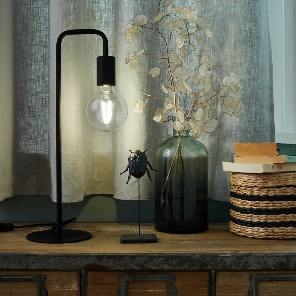 Настольная лампа рабочая KREAFORTA «Irbit» цвет черный STLM-2010054 - Вид №1