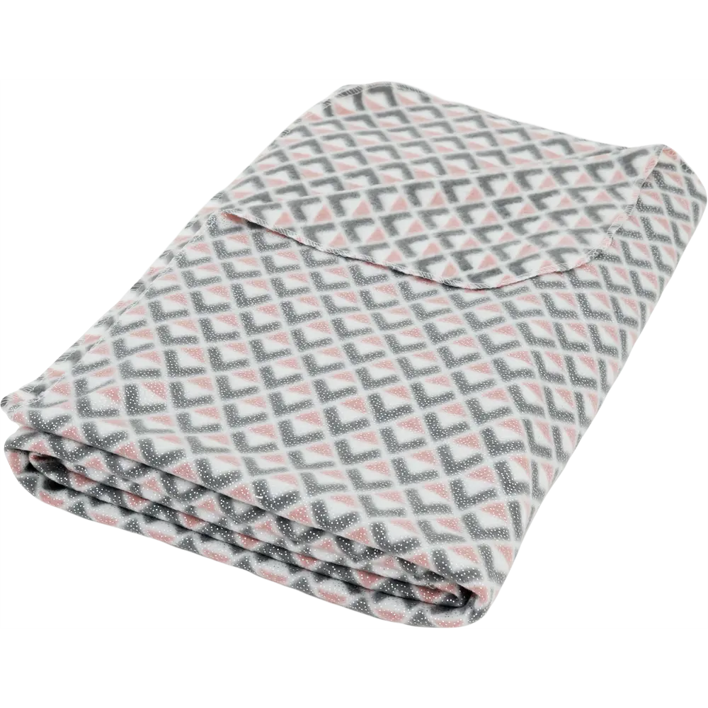 Плед Silberzacken 140х200 см флис цвет розово-серый Santreyd Подиум STLM-2053712 - Вид №2