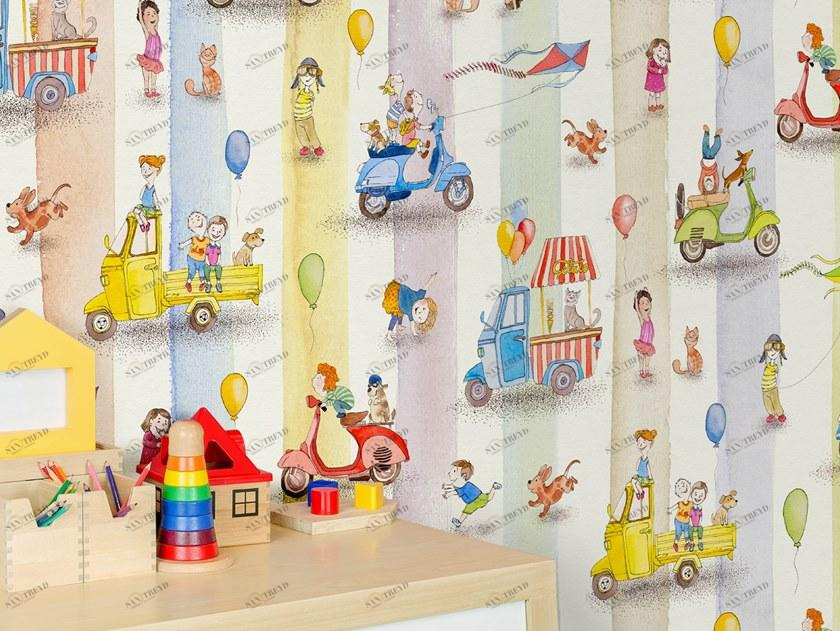 Wallpepper Group Нестареющие обои, без пвх, экологически чистые, моющиеся Naive sun-id-1346336