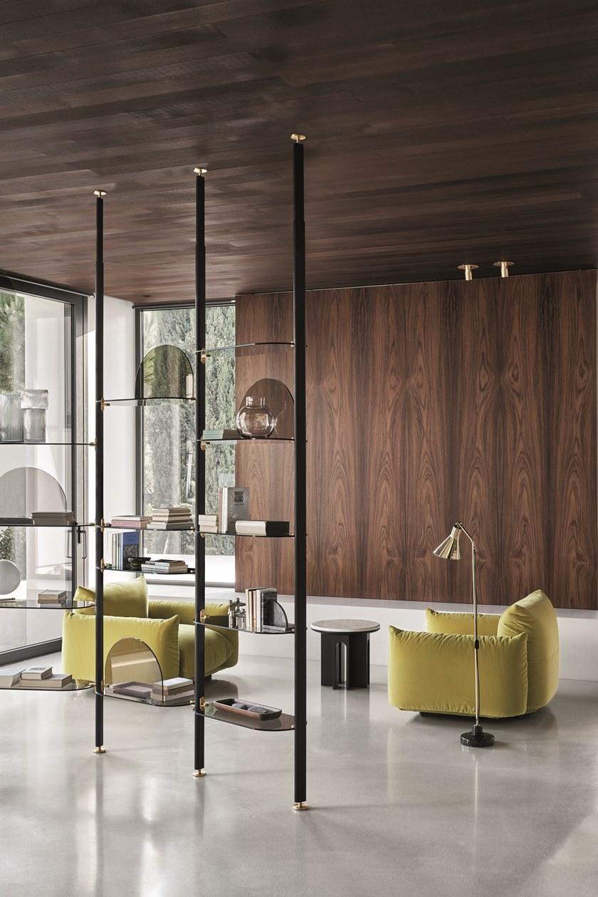 arflex Кресло с обивкой из ткани с подлокотниками Marenco sun-id-1450662 - Вид №1