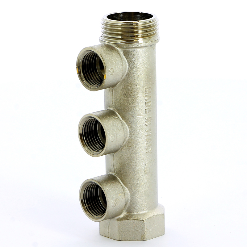 Коллектор НВ 1" никелированный ITAP 3 выхода 1/2"В 38мм 45013