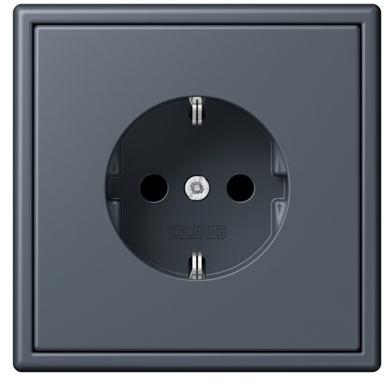 JUNG Пластиковая электрическая розетка Ls 990 les couleurs® le corbusier sun-id-1370154 - Вид №17