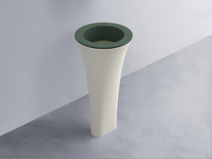 AMLA45-MU+AMPILT-AG+AMCOLT-TL Раковина Amedeo Tondo отдельностоящая cielo Enjoy + Amedeo