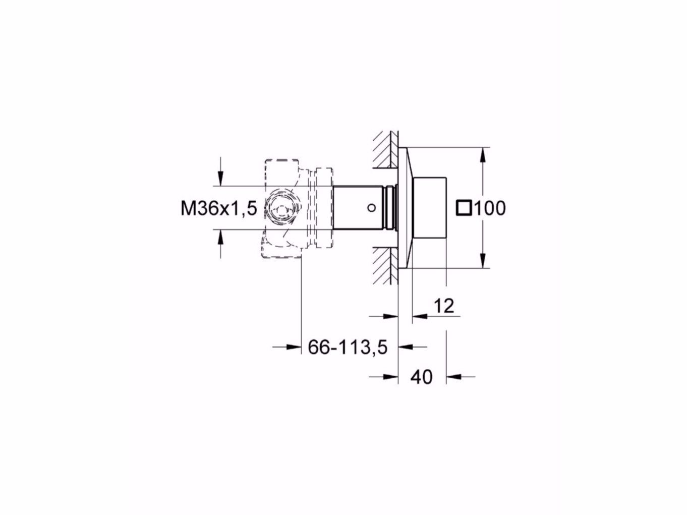 Ручной 5-позиционный переключатель Grohe Allure Brilliant ARCH-00016596 - Вид №2
