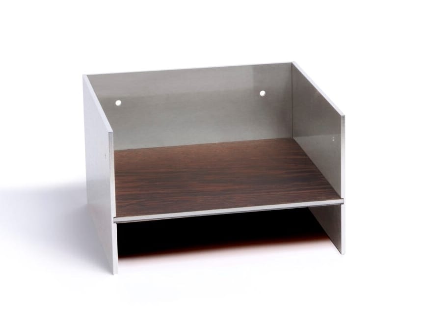 Алюминиевая и деревянная полка Atelier Belge ARCH-00121330