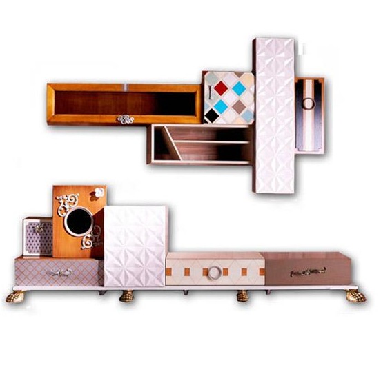 023291 Мебельная композиция ТВ Lola Glamour Tetris Santreyd