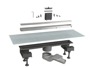 Алюминиевый слив для душа