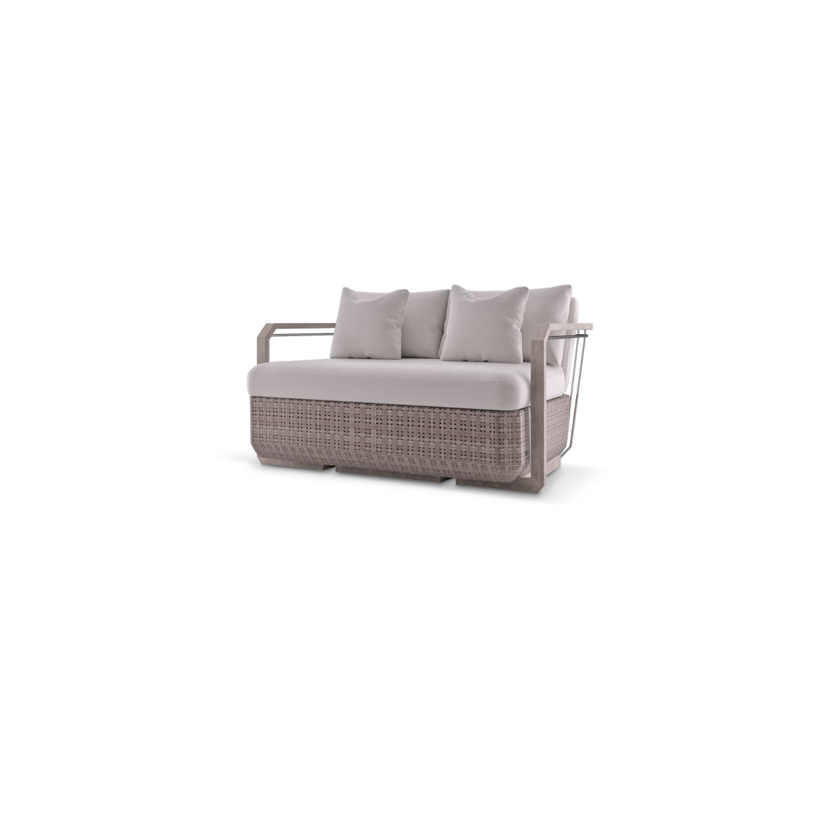 Все продукты Hampton Outdoor Wood Two Seat Sofa Covethouse LUXXU  - Вид №2