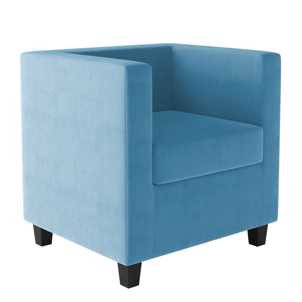 Кресло полиэстер Seasons Корса 73x65x73 см цвет голубой STLM-2182155