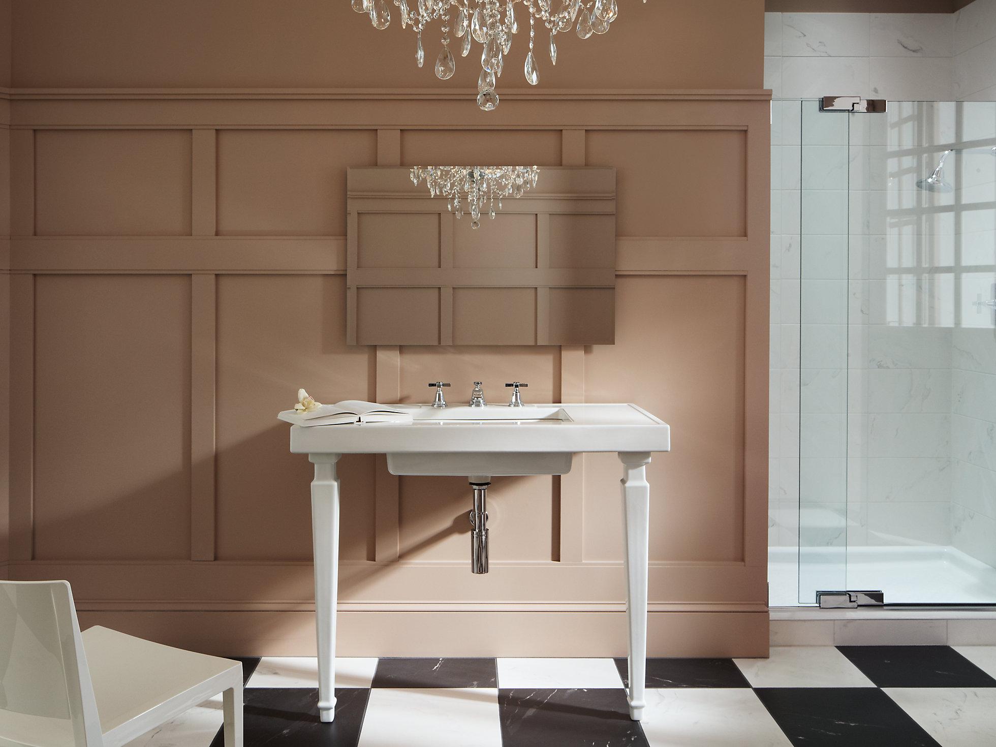 KOHLER Kathryn Конические ножки стола из шамота K-2318-96  - Вид №2