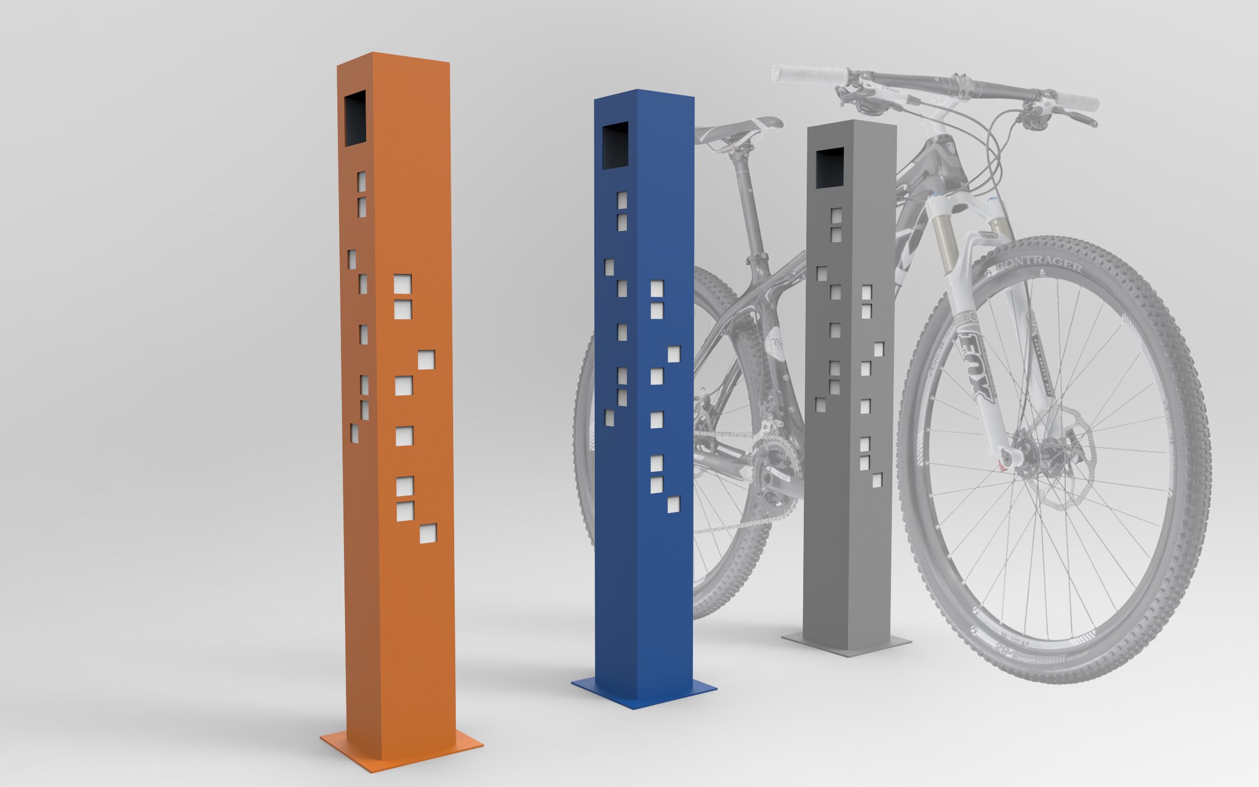 Стальной столб боллард CITYSì PRISMA ARCH-00061450 - Вид №4