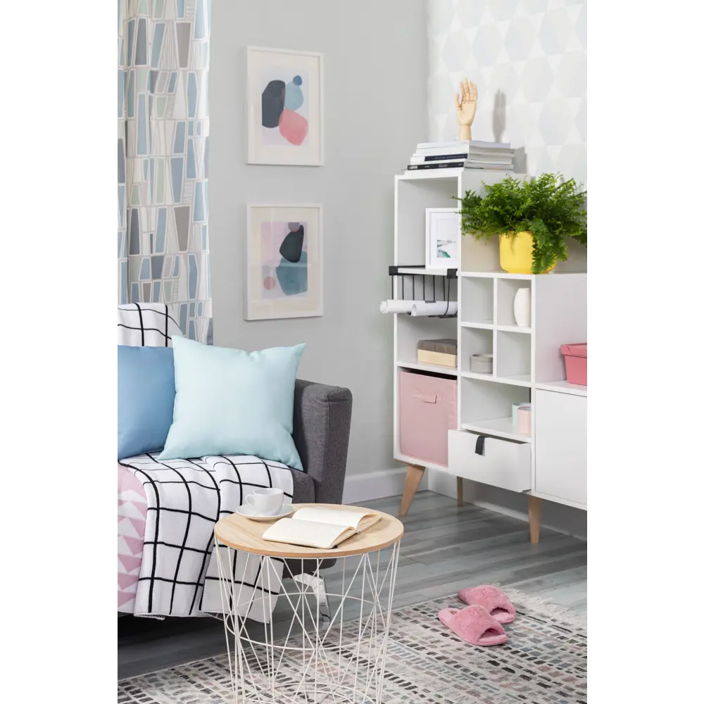 Стеллаж КУБ 6 секций 105х105х32 см ЛДСП цвет белый Santreyd STLM-2013957 - Вид №5