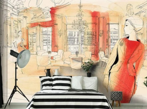 Carta da parati multicolor, PVC free, eco-friendly, lavabile