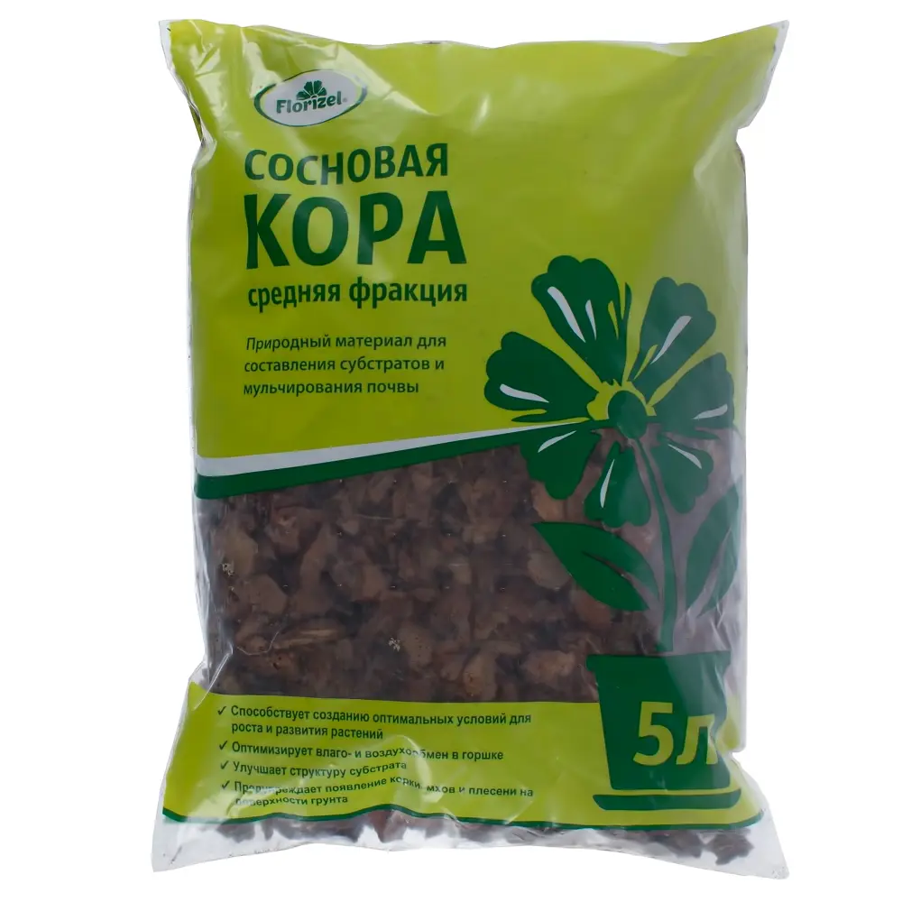 Кора сосновая Florizel 5 л Santreyd STLM-2118739