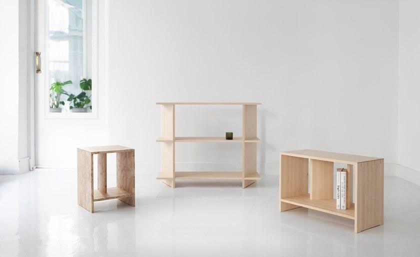 Nikari Открытый книжный шкаф из березы Arte sun-id-1357529 - Вид №3