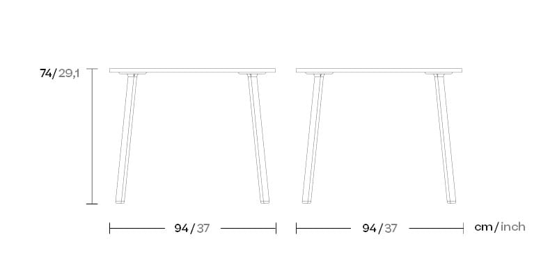 Алюминиевый квадратный садовый стол Kettal деревня ARCH-00084928 - Вид №3