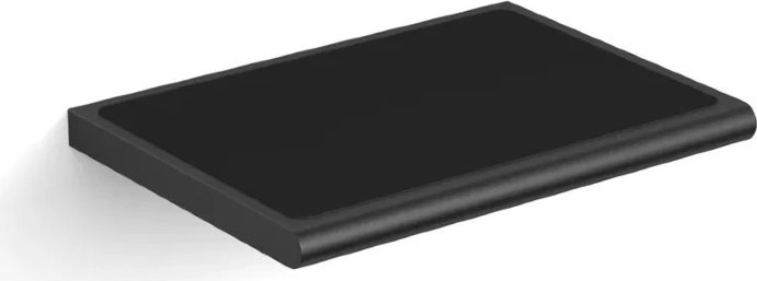 38051F-BP Душевая полка VICO подвесная ANTI-SLIP цвет черный матовый LANGBERGER VICO, BLACK EDITION - Вид №1