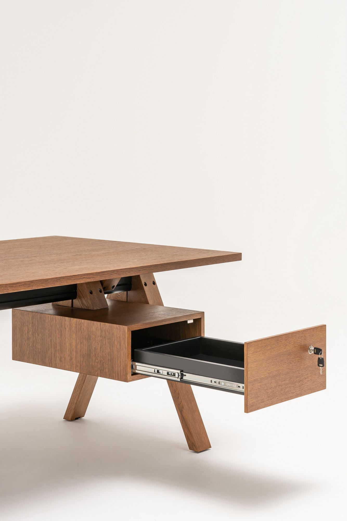 Деревянный секционный прямоугольный стол с ящиками MDD Viga ARCH-00112649 - Вид №9