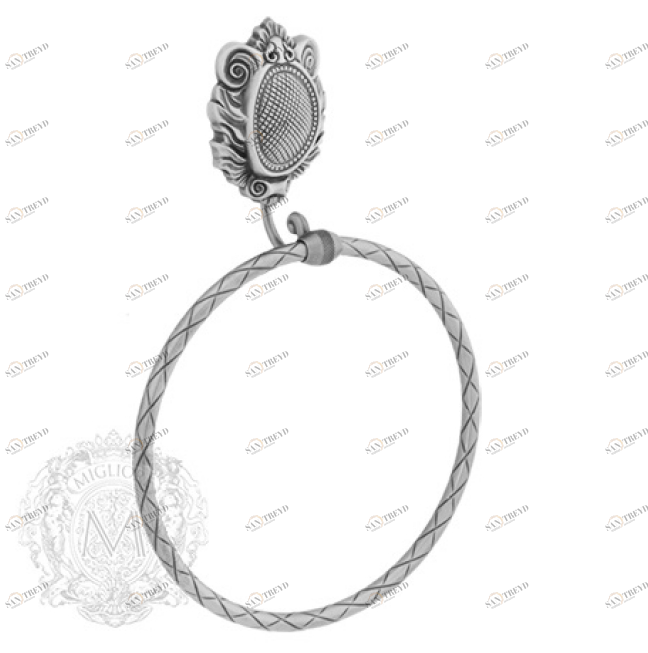 Полотенцедержатель кольцевой MIGLIORE Cleopatra ML.CLE-60.708.CR хром 