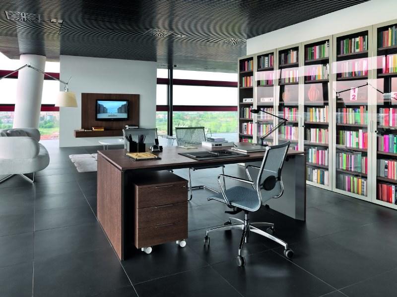 Zalf Прямоугольный деревянный стол Pratico office sun-id-1442638 - Вид №2