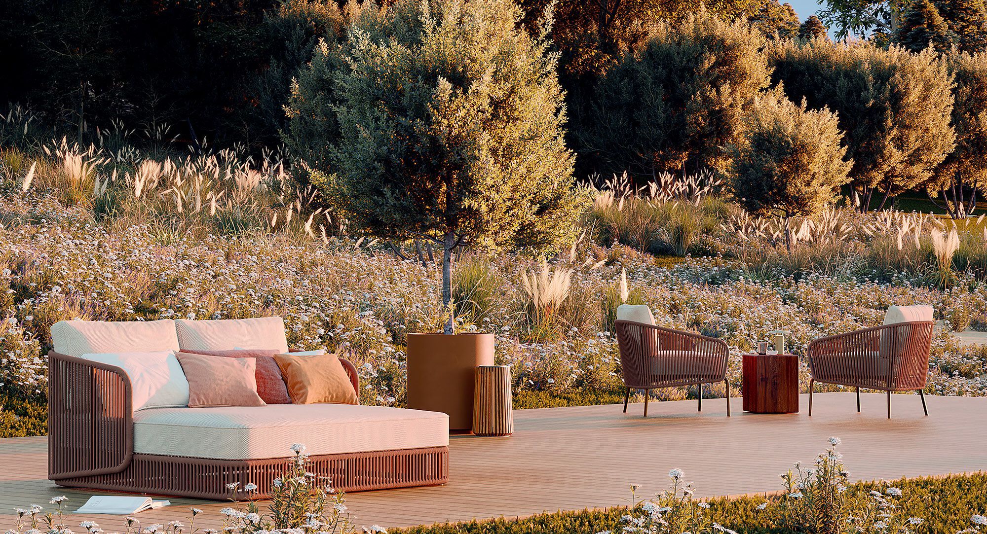 Веревочная Садовая кровать Walters Wainscott ARCH-00104698 - Вид №12