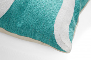 8433840417769 Подушка Woon 45x45 бирюзовая LINIE DESIGN