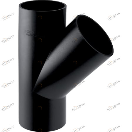 GEBERIT 367.130.16.1 Тройник Geberit PE 45° 