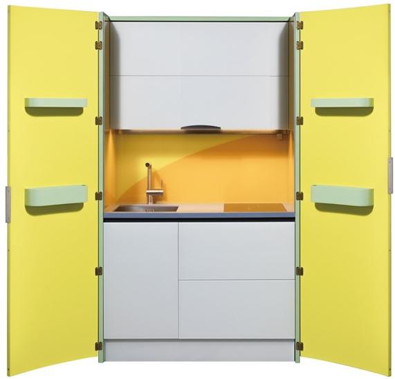 sanwacompany Лакированная мини-кухня Hideaway sun-id-1345066 - Вид №1