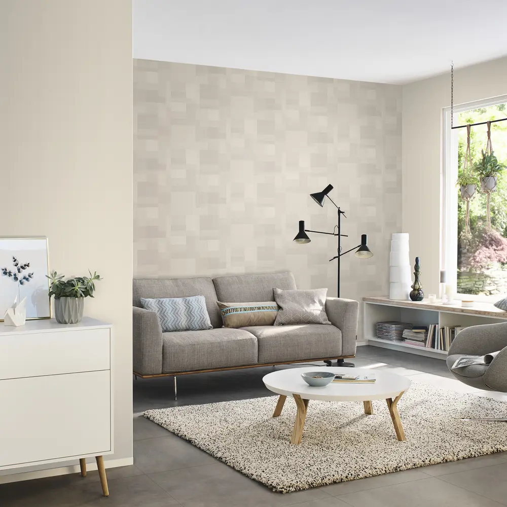 Обои флизелиновые Rasch SM «Геометрия» бежевые 1.06 м RA 965216 STLM-2009300 - Вид №3