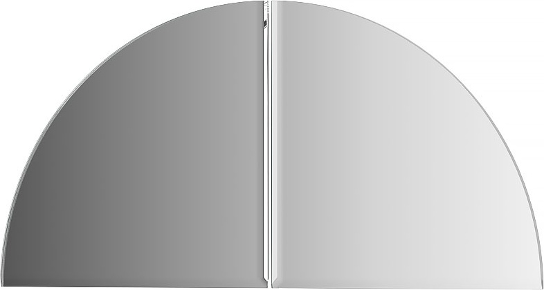 BY 1434 Зеркальная плитка с фацетом 5 mm - комплект 2 шт EVOFORM Refractive