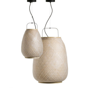 Бамбуковый подвесной светильник